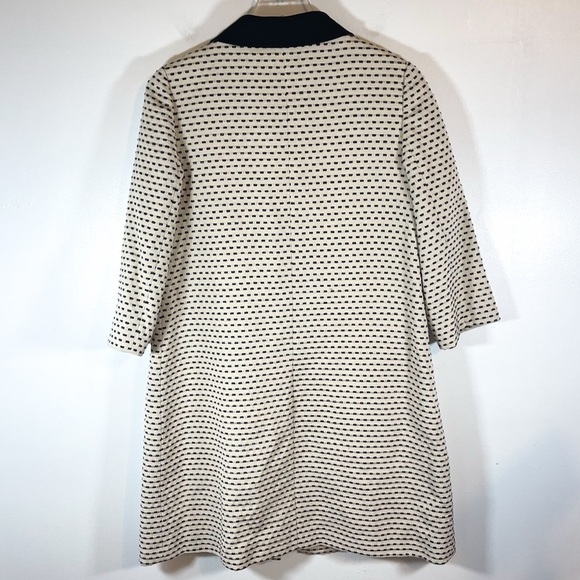 NWT axara paris Cream & black Jacket midi button snap size French 38/US Medium - Picture 11 of 12